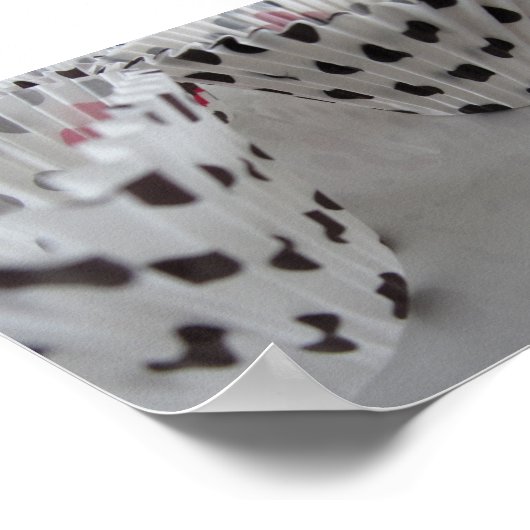 Polka Dot Cupcake Papers Poster (Hoek)