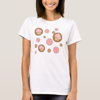 Polka Dot Cupcakes T-shirt