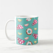 Polka Dot Cups Cakes Donuts Lemons Grapefruits Mok (Links)