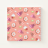 Polka Dot Cups Cakes Donuts Lemons Recipe Notitieboek (Achterkant)