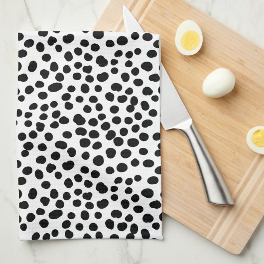 Polka dot dalmatian 101 theedoek (Quarter Fold)