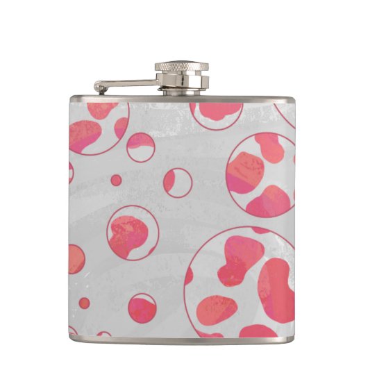 Polka Dot Dalmatian Pink and White Heupfles (Voorkant)