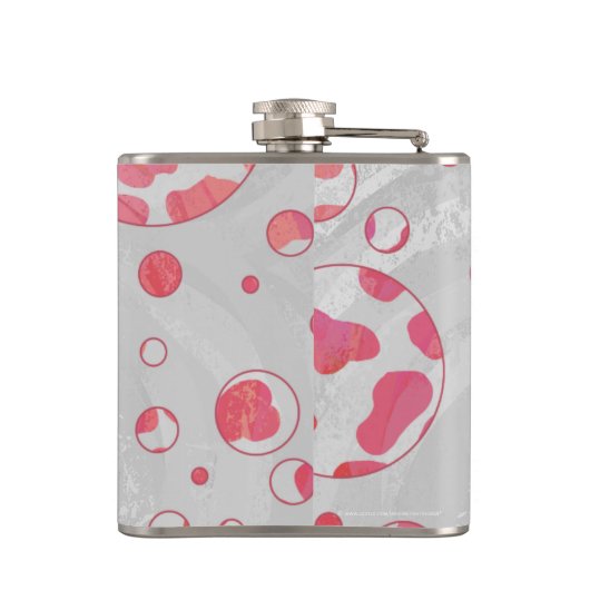 Polka Dot Dalmatian Pink and White Heupfles (Achterkant)