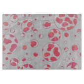 Polka Dot Dalmatian Pink and White Snijplank (Voorkant)
