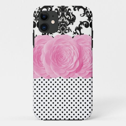 Polka Dot Damask iPhone 5 Hoesje (Achterkant)
