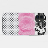Polka Dot Damask iPhone 5 Hoesje (Achterkant (horizontaal))