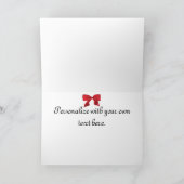 Polka dot Dank je wel kaart (Binnen)