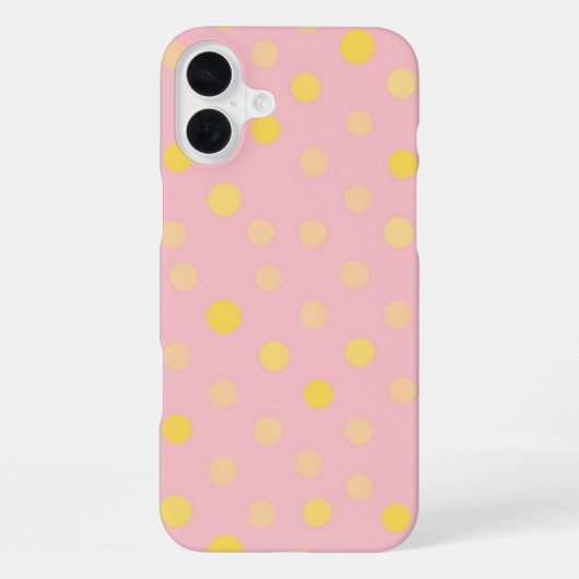 Polka Dot Delight iPhone Hoesje (Achterkant)