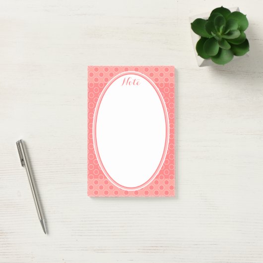 Polka Dot Design Print Post-it® Notes (Kantoor)