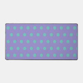 Polka Dot Desk Mat (Lavendel & Aqua) (Voorkant)