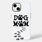 Polka Dot DOG MOM Pawprints Case-Mate iPhone Case (Achterkant)