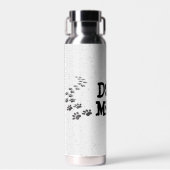 Polka Dot DOG MOM Pawprints Waterfles (Voorkant)