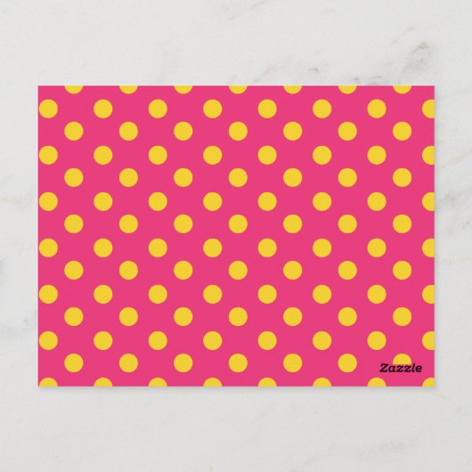 Polka Dot Door gepersonaliseerde Valentijnse kaart (Achterkant)