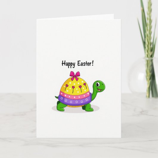 Polka Dot Easter Reptile Card Kaart (Voorkant)