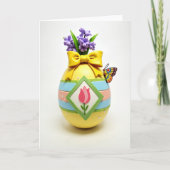 Polka Dot Egg Springtime Card Kaart (Voorkant)