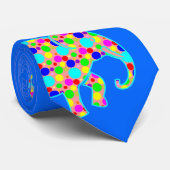 Polka Dot Elephant Stropdas (Opgerold)