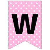 Polka Dot en Baby Voetafdrukken Vlaggetjes (Derde vlag)