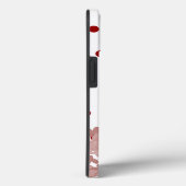 Polka dot en bloemmotief Case-Mate iPhone case (Achterkant / Rechts)