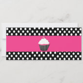 Polka Dot en Cupcake Business Cadeft Certificate (Achterkant)