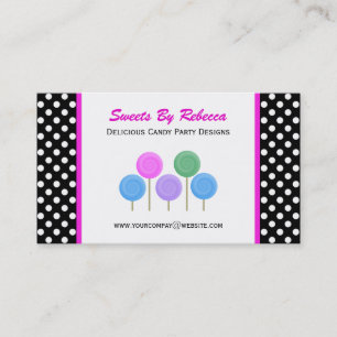 Polka-dot en Snoep Visitekaartje