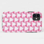 Polka dot en strepen harten Case-Mate iPhone case (Achterkant (horizontaal))