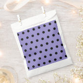 Polka Dot Favoriete Tassen (Lavendel & Zwart) Bedankzakje (Geknipt)