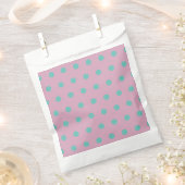 Polka Dot Favoriete Tassen (Roze & Aqua) Bedankzakje (Geknipt)