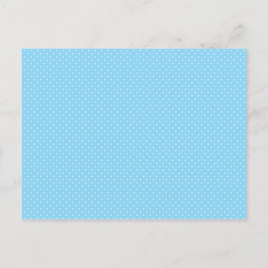 Polka Dot First Birthday Party Invitation Briefkaa Uitnodiging Briefkaart (Achterkant)