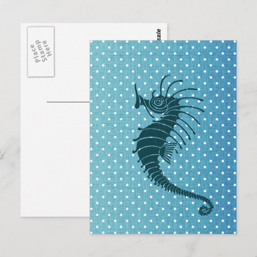 Polka Dot Fish III Briefkaart (Voorkant / Achterkant)