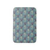 Polka Dot Fish Pattern Badmat (Voorkant Verticaal)