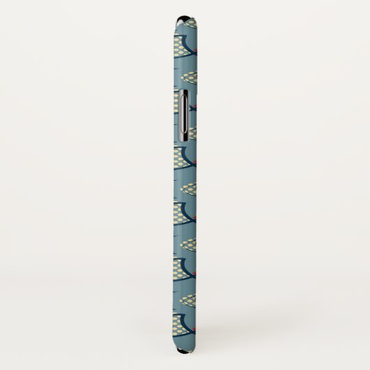 Polka Dot Fish Pattern Case-Mate iPhone Case (Achterkant / rechts)