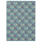 Polka Dot Fish Pattern Klembord (Achterkant)