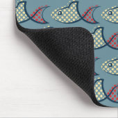 Polka Dot Fish Pattern Muismat (Hoek)
