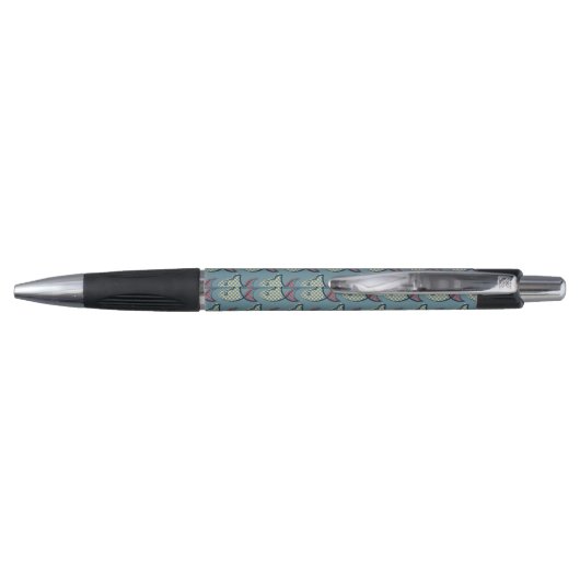 Polka Dot Fish Pattern Pen (Achterkant)