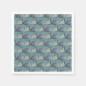 Polka Dot Fish Pattern Servet (Voorkant)