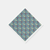 Polka Dot Fish Pattern Servet (Hoek)
