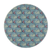 Polka Dot Fish Pattern Snijplank (Voorkant)