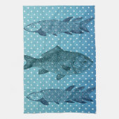 Polka Dot Fish Theedoek (Verticaal)