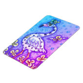 POLKA DOT FLAMINGO, COLORFUL ST. PATRICK'S DAG MAGNEET (Linkerzijde)