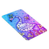 POLKA DOT FLAMINGO, COLORFUL ST. PATRICK'S DAG MAGNEET (Rechterzijde)