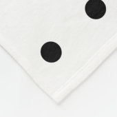 Polka Dot Fleece Deken (Hoek)