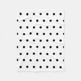 Polka Dot Fleece Deken