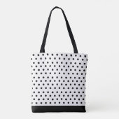 Polka dot floral tas (Achterkant)