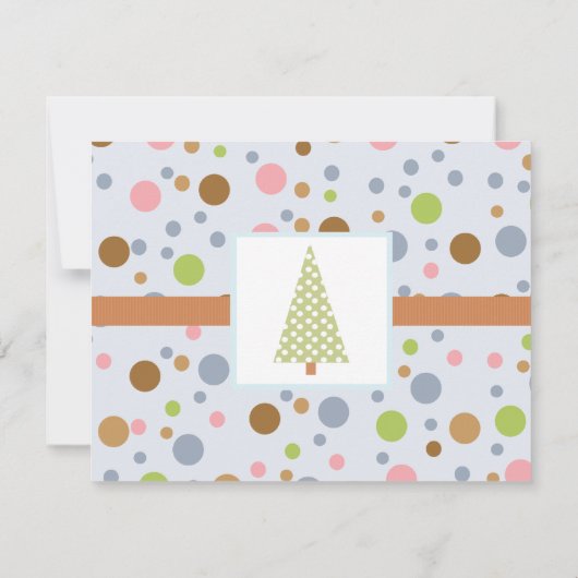 Polka-Dot Forest Kaart (Achterkant)