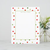 Polka Dot Framed Stationery (Staand voorkant)