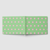 Polka Dot Gastenboek (Sage Green & Pastel Pink) (Volledig)