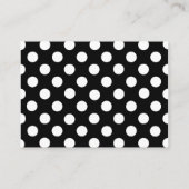 Polka Dot & Gerber Daisy Wedding Enclosure Kaart (Achterkant)