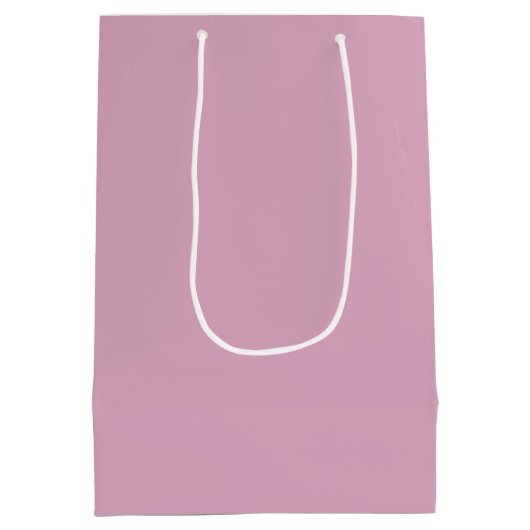 Polka Dot Gift Bag (Roze & Aqua) Medium Cadeauzakje (Achterkant)