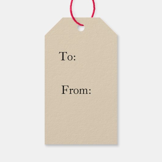 Polka Dot Gift Label Cadeaulabel (Achterkant)