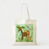 Polka Dot Giraffe Tote Bag (Voorkant)